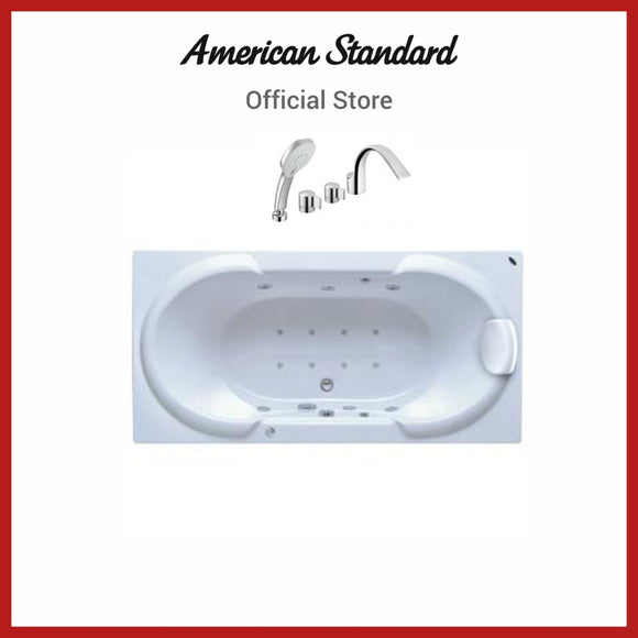 American Standard Tizio + ခေါင်းအုံး Jacuzzi ရေချိုးကန် (TF-7292-WT) 