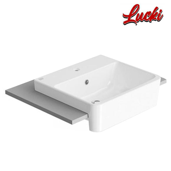 American Standard Acacia Evolution Semi Counter Wash Basin Rectangular Shape (0519-WT CL0519I-6DACTLS)
