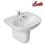 American Standard New Codie-R အဝိုင်းနံရံ Hung Lavatory Basin (0947/0741-WT-0)