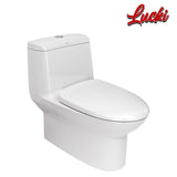 American Standard Milano- S&amp;C ထိုင်ခုံပါသော One Piece Toilet (2041SC-WT-0)