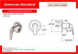 American Standard Saga Mono-Cold Water Hand Shower Valve (A-1526-10)