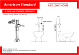 အိမ်သာအတွက် American Standard Flush Valve (A-5901-06N)
