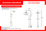 American Standard Moonshadow H200-Rain Shower Only (A-6110-978-907)