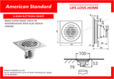 American Standard Floor Drain 4" (A-8204-N)