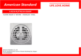 American Standard Floor Drain 6" Round (A-8210-N)