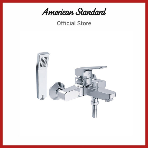 American Standard Concept Square Express Bathtub Mixer Tap & Hand Shower ရေပူနှင့် အအေး (A-0411-200)