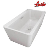 American Standard Acacia Evolution Freestanding Acrylic Drop-in Tub Rectangular Shape (BTA6719-032ASXJF0)
