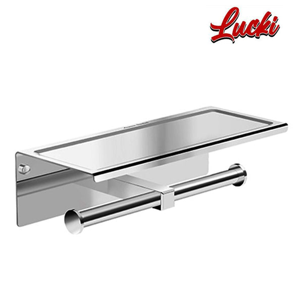 American Standard Concept Square Double Tissue Holder & Shelf (FFAS0499-908500BC0)