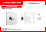 လက်ရေချိုးခြင်းအတွက် American Standard EasySET (FFAS0925-709500BC0)