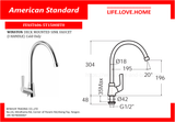 American Standard Winston I-Handle Kitchen Sink Mono Cold Only (FFAST606-5T1500BT0)