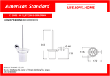 American Standard Concept Round Brush Holder (K-2801-49-N)