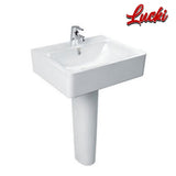 အမေရိကန် Standard Concept Cube Wall Hung Wash Basin (0550/0742-WT-0)