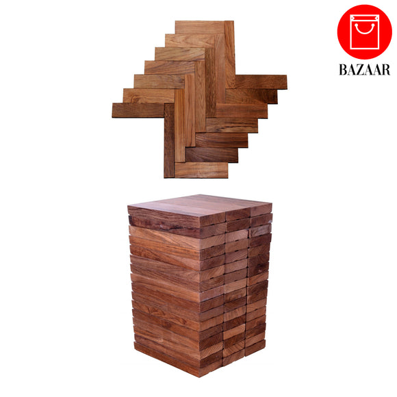 Teak T&G Parquet (9