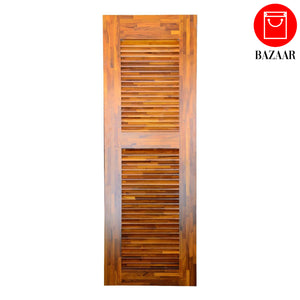 Teak Finger-Joint Door (Model B)