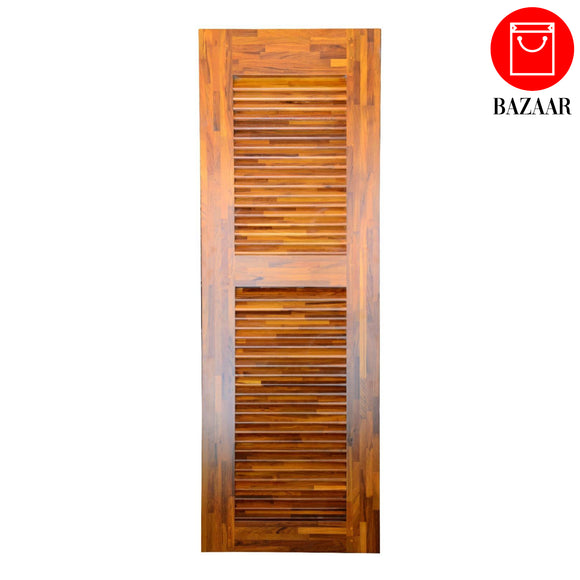 Teak Finger-Joint Door (Model B)
