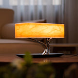 Wooden Lamp with Bluetooth Speaker & Wireless Phone Charger